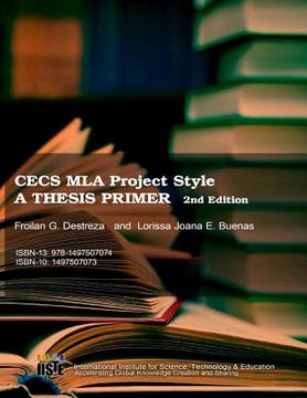 portada CECS MLA Project Style: A THESIS PRIMER 2nd edition (in English)