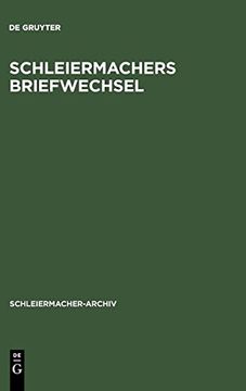portada Schleiermachers Briefwechsel (en Alemán)