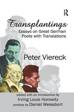 portada Transplantings: Essays on Great German Poets with Translations (en Inglés)