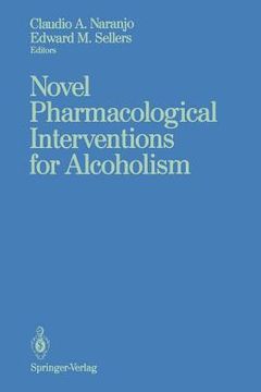 portada novel pharmacological interventions for alcoholism (en Inglés)