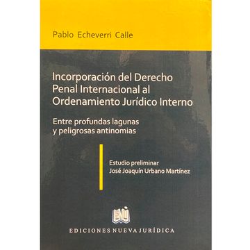 portada INCORPORACIÓN DEL DERECHO PENAL INTERNACIONAL AL ORDENAMIENTO JURÍDICO INTERNO