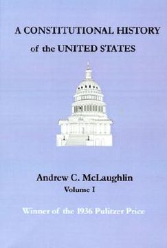 portada a constitutional history of the united states (en Inglés)