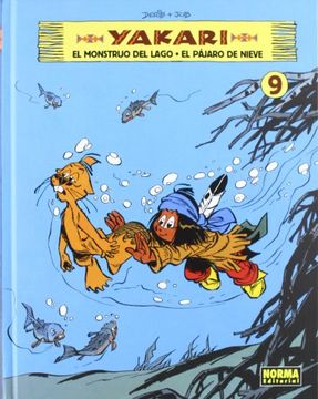 portada Yakari 9: El monstruo del lago & El pajaro de nieve / The Monster of Lake & The Snow Bird (Spanish Edition)