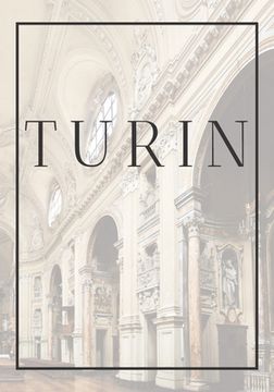 portada Turin: A decorative book for coffee tables, end tables, bookshelves and interior design styling Stack Italy city books to add (in English)