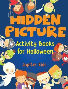 portada Hidden Picture Activity Books for Halloween (en Inglés)