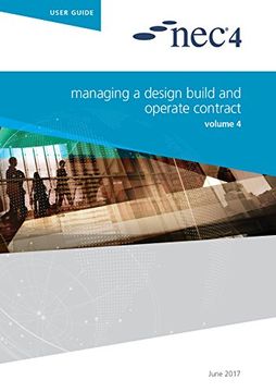 portada Nec4: Managing a Design Build and Operate Contract (in English)