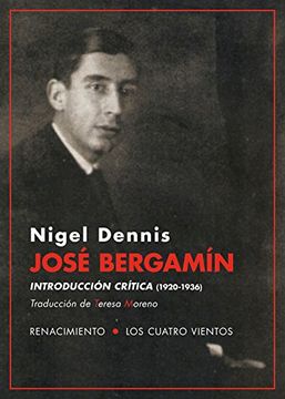 portada José Bergamín. Introducción crítica (1920-1936)
