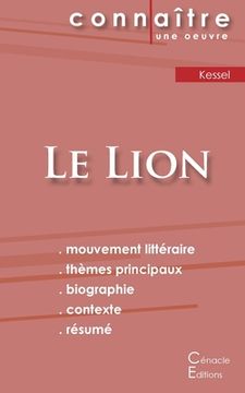 portada Fiche de lecture Le Lion de Joseph Kessel (Analyse littéraire de référence et résumé complet)