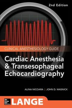 portada Cardiac Anesthesia and Transesophageal Echocardiography (Lange Medical Book) (en Inglés)