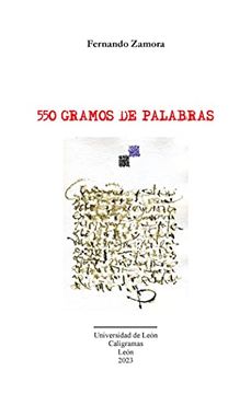 portada 550 Gramos de Palabras (in Spanish)