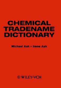 portada chemical tradename dictionary (en Inglés)