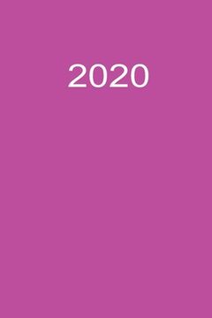portada 2020: 2020 Kalenderbuch A5 A5 Lila (en Alemán)