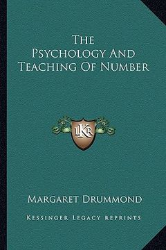 portada the psychology and teaching of number (en Inglés)