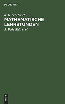 portada Mathematische Lehrstunden (en Alemán)