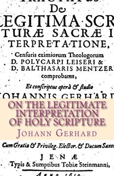 portada On the Legitimate Interpretation of Holy Scripture 