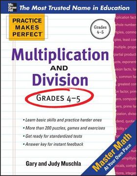 portada practice makes perfect multiplication and division (en Inglés)