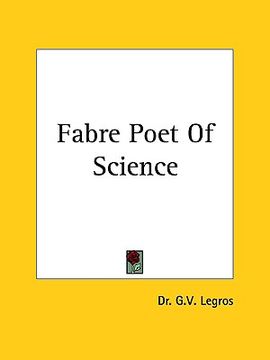 portada fabre poet of science (en Inglés)
