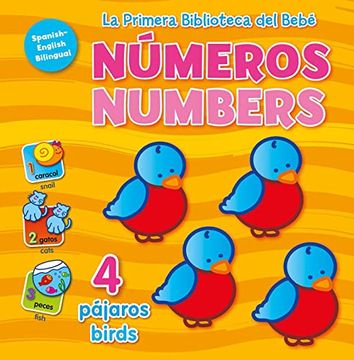portada La Primera Biblioteca del Bebe Numeros (Baby's First Library-Numbers Spanish) (Board Book) (in Spanish)