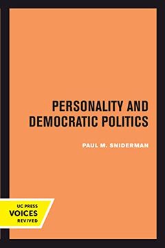 portada Personality and Democratic Politics (in English)