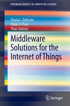 portada Middleware Solutions for the Internet of Things