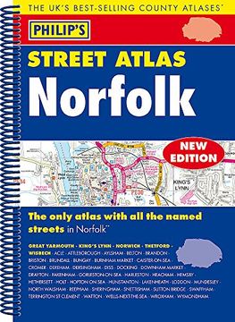 portada Philip's Street Atlas Norfolk: Spiral Edition