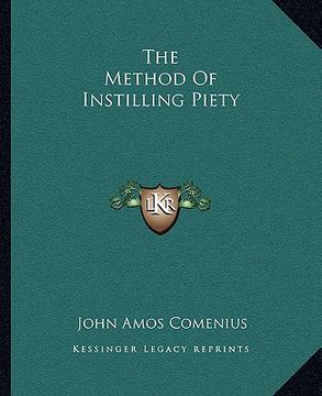 portada the method of instilling piety (en Inglés)