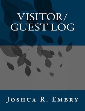 portada Visitor/Guest Log (en Inglés)