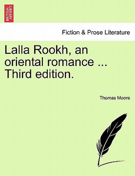 portada lalla rookh, an oriental romance ... third edition. (in English)