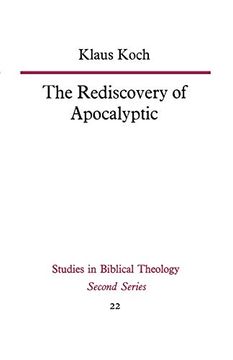 portada The Rediscovery of Apocalyptic (in English)