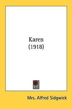 portada karen (1918) (in English)