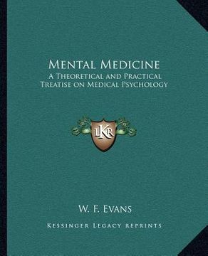portada mental medicine: a theoretical and practical treatise on medical psychology