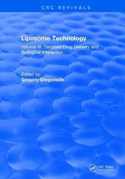portada Liposome Technology: Volume III: Targeted Drug Delivery and Biological Interaction (en Inglés)