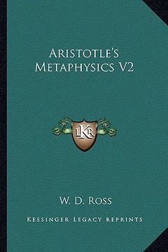 portada aristotle's metaphysics v2 (in English)