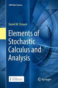 portada Elements of Stochastic Calculus and Analysis (en Inglés)