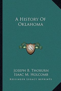 portada a history of oklahoma (en Inglés)