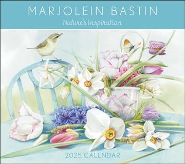 portada Marjolein Bastin Nature's Inspiration 2025 Deluxe Wall Calendar With Print