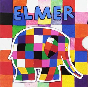 portada Estuche Elmer «Todo Cartón»: (Los Amigos de Elmer | Elmer y los Colores | un día con Elmer | Elmer y el Tiempo)