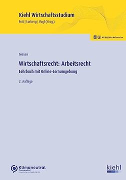 portada Wirtschaftsrecht: Arbeitsrecht Lehrbuch mit Online-Lernumgebung (in German)