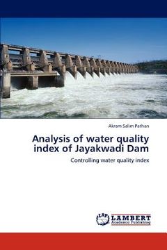 portada analysis of water quality index of jayakwadi dam (en Inglés)