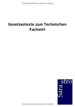 portada Gesetzestexte zum Technischen Fachwirt (German Edition)