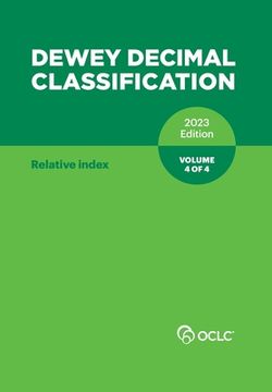portada Dewey Decimal Classification, 2023 (Relative Index) (Volume 4 of 4) (in English)