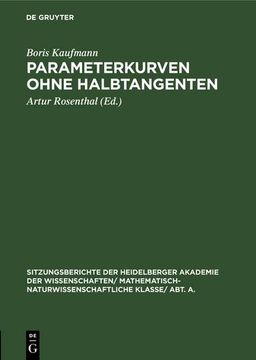 portada Parameterkurven Ohne Halbtangenten (in German)