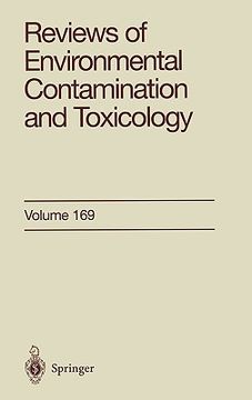 portada reviews of environmental contamination and toxicology 169 (en Inglés)
