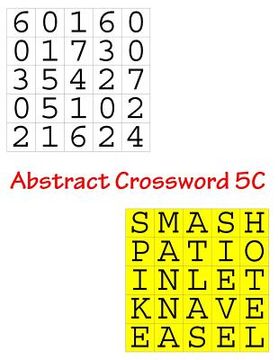 portada Abstract Crossword 5C (en Inglés)