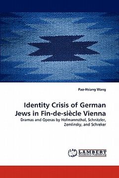 portada identity crisis of german jews in fin-de-siecle vienna (en Inglés)