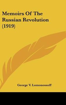 portada memoirs of the russian revolution (1919) (in English)