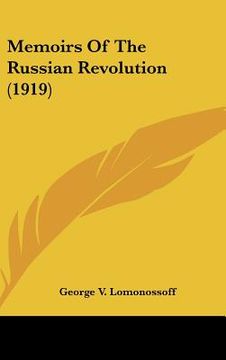 portada memoirs of the russian revolution (1919) (en Inglés)