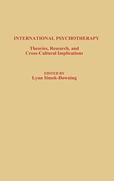 portada International Psychotherapy: Theories, Research and Cross-Cultural Implications 