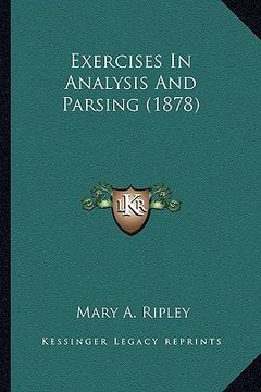 portada exercises in analysis and parsing (1878) (en Inglés)