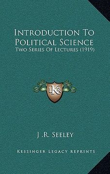 portada introduction to political science: two series of lectures (1919) (en Inglés)